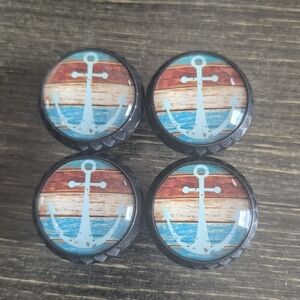 LORVIES Nautical Anchor Ocean Drawer Knobs  (4pcs) *NEW*